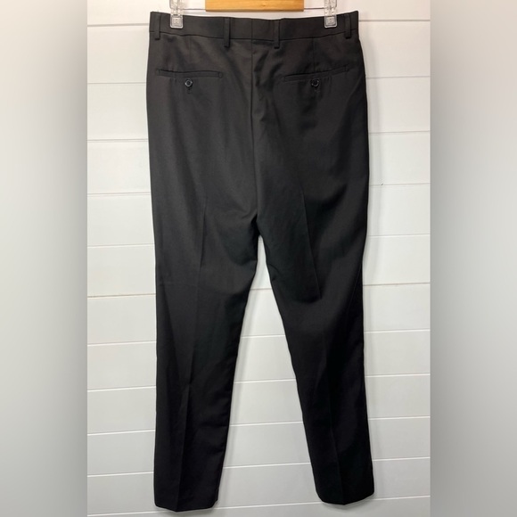 Vinci New York Mens Flat Front Adjustable Dress Pants Size 32x32 Silicone Band - Picture 2 of 11